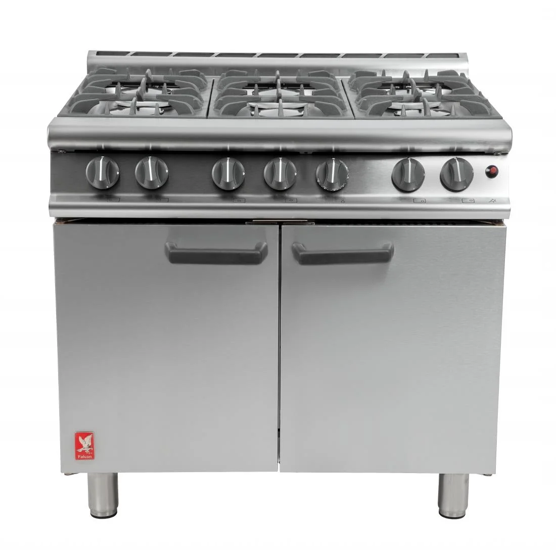 Falcon 6 Burner Dominator Plus Oven Range G3101 Natural Gas with Feet - Image 2