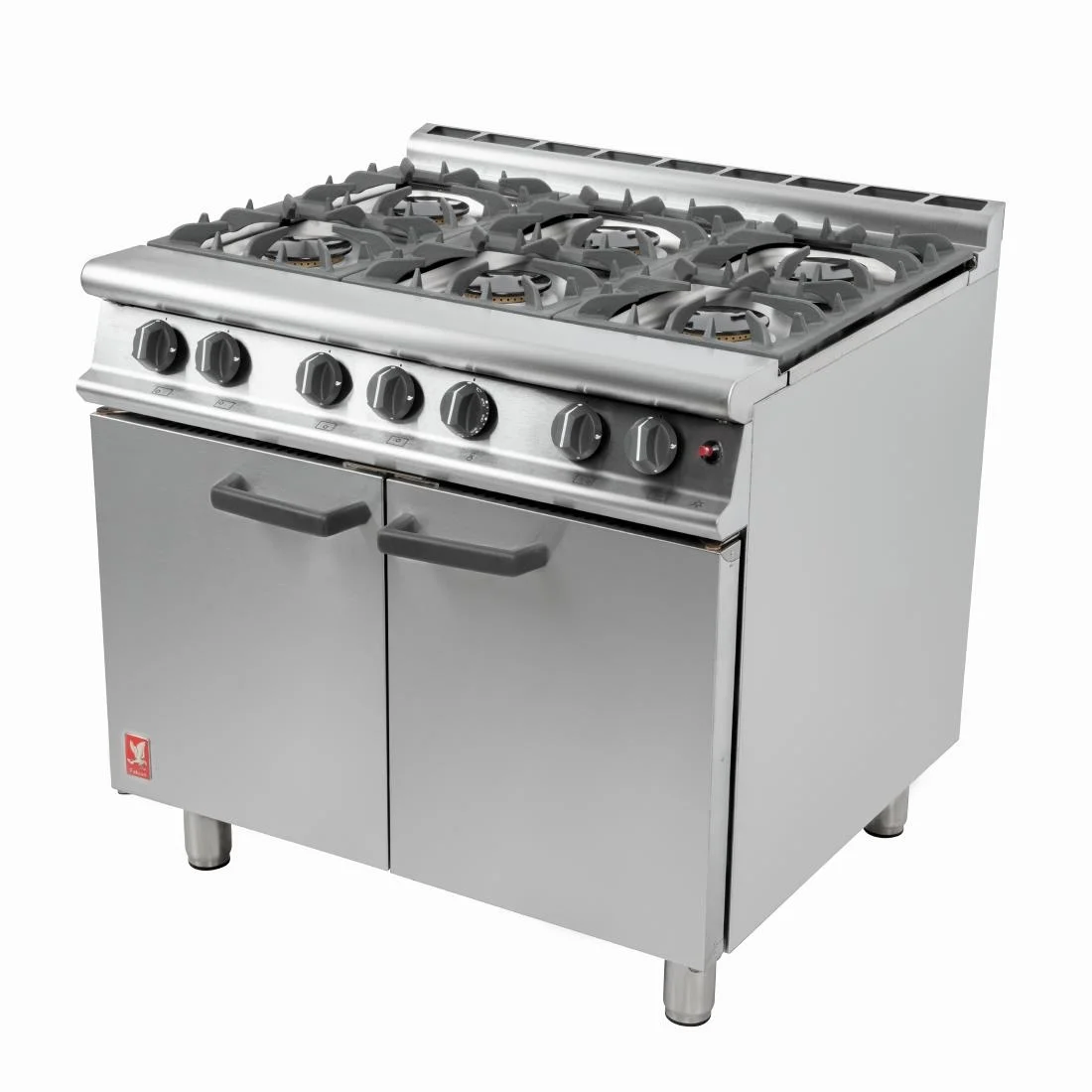 Falcon 6 Burner Dominator Plus Oven Range G3101 Natural Gas with Feet - Image 4