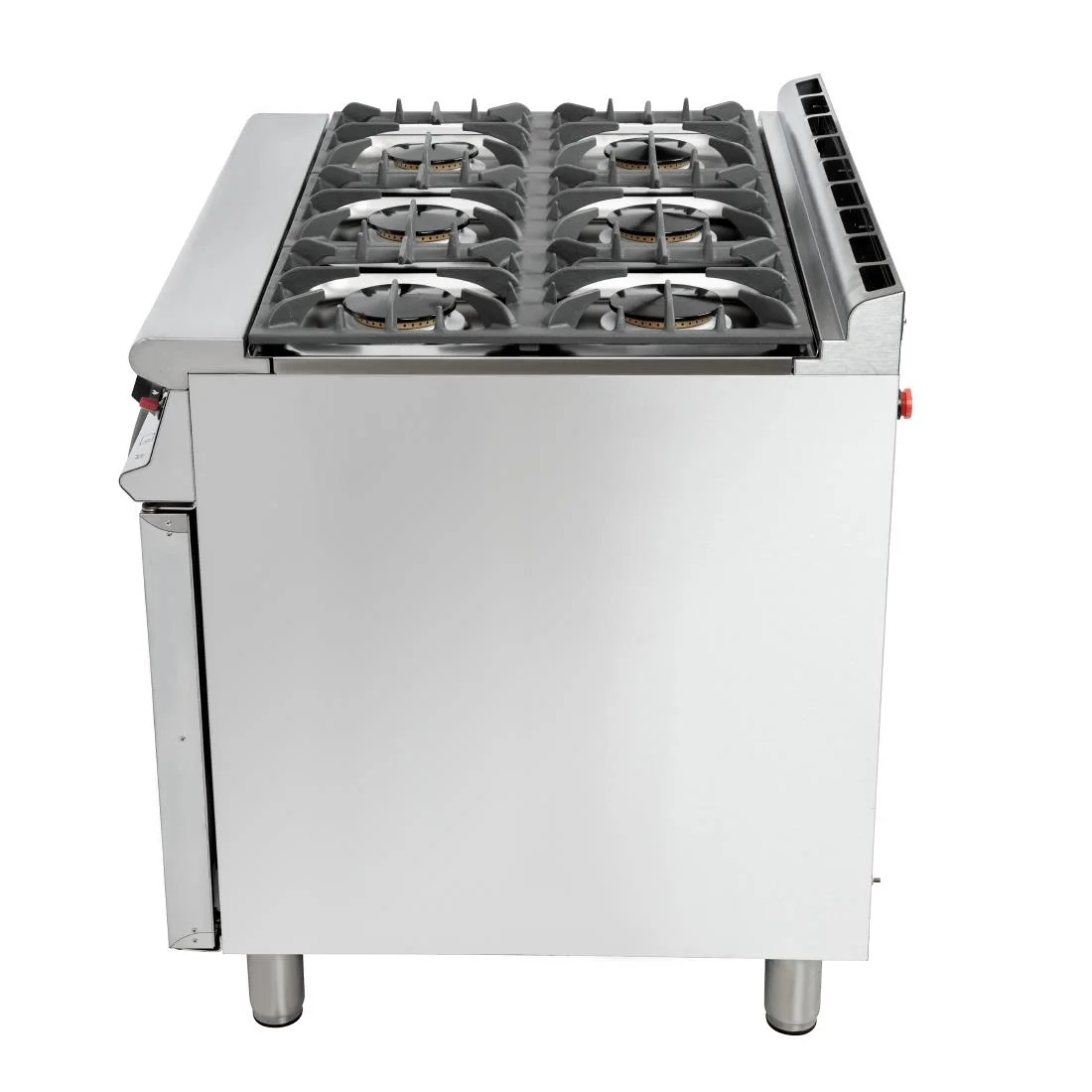 Falcon 6 Burner Dominator Plus Oven Range G3101 Natural Gas with Feet - Image 7