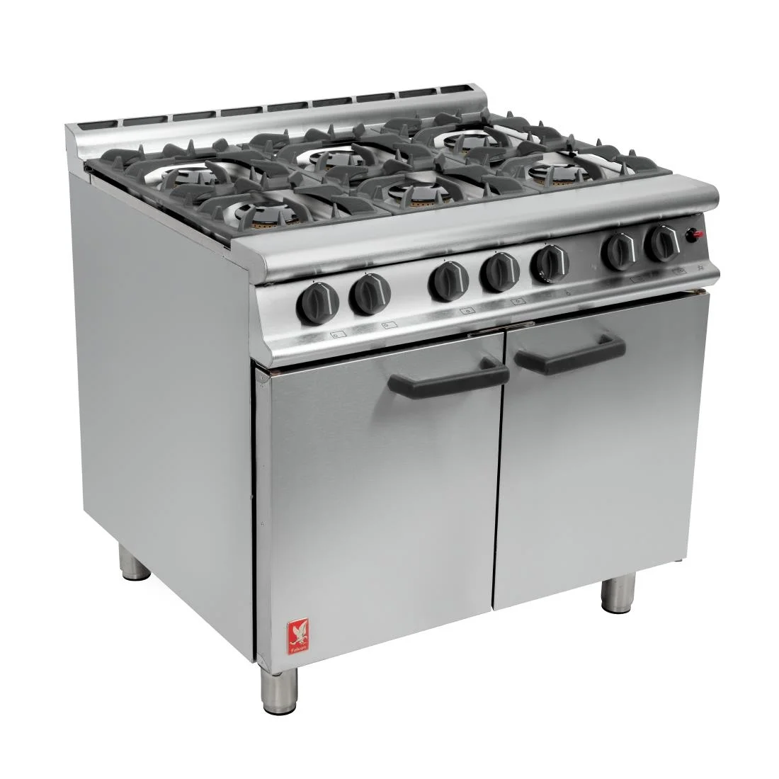 Falcon 6 Burner Dominator Plus Oven Range G3101 Propane Gas with Feet - Image 3