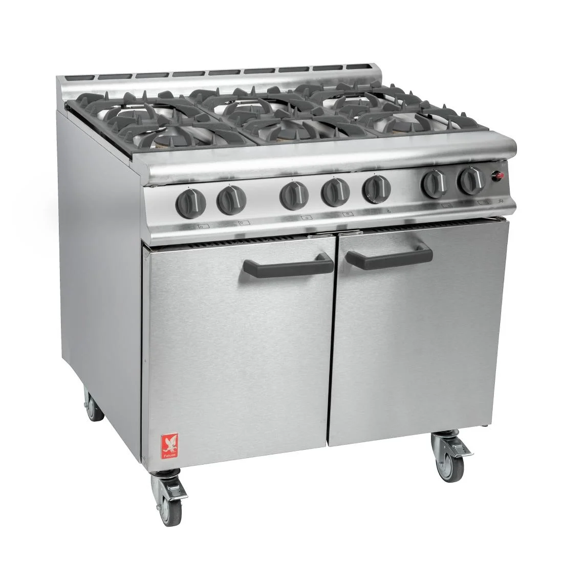 Falcon 6 Burner Dominator Plus Oven Range G3101 Natural Gas with Castors - Image 3