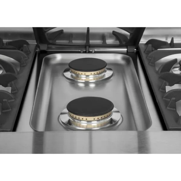 Falcon 6 Burner Dominator Plus Oven Range G3101 Propane Gas with Castors