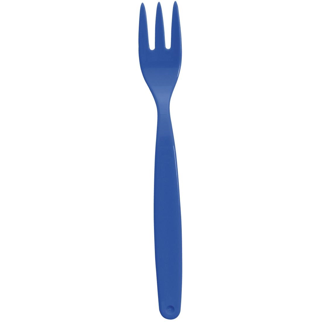 Polycarbonate Fork Blue Kristallon