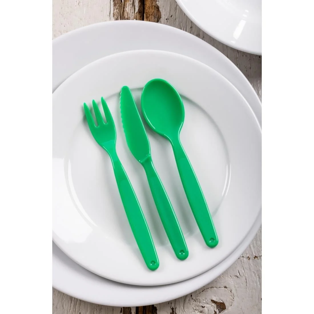 Polycarbonate Spoon Green Kristallon - Image 2