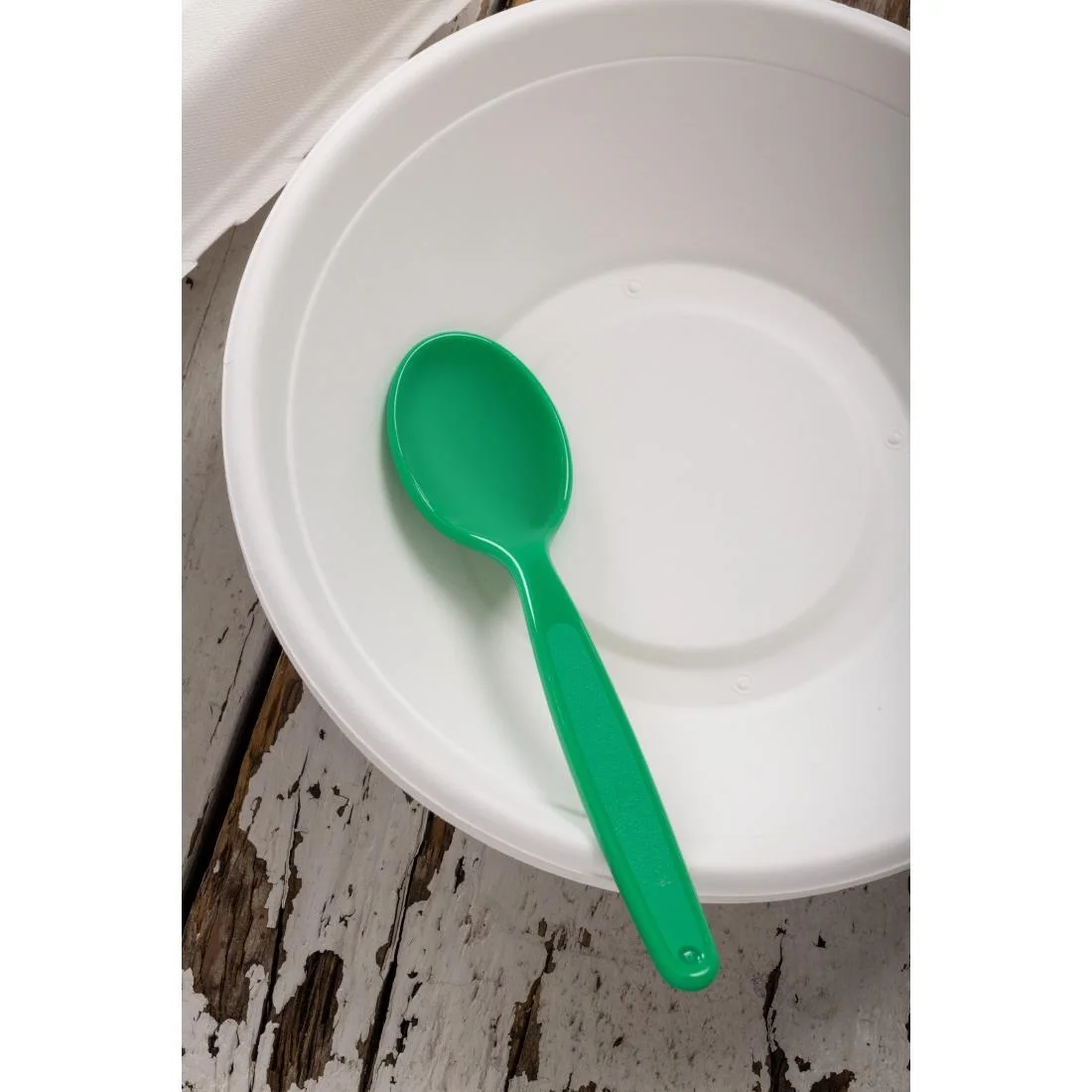 Polycarbonate Spoon Green Kristallon - Image 6