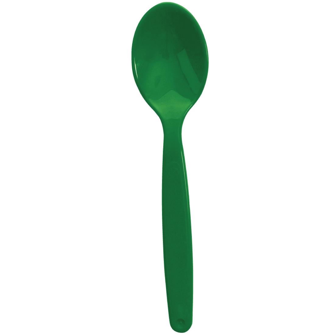 Polycarbonate Spoon Green Kristallon