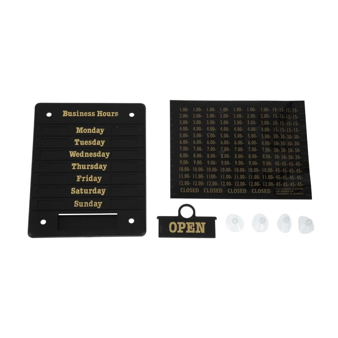 Beaumont Adjustable Opening Hours Display - Image 8