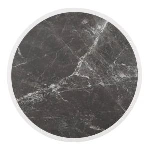Bolero Fibre Glass Round Table Top Dark Granite Effect 580mm