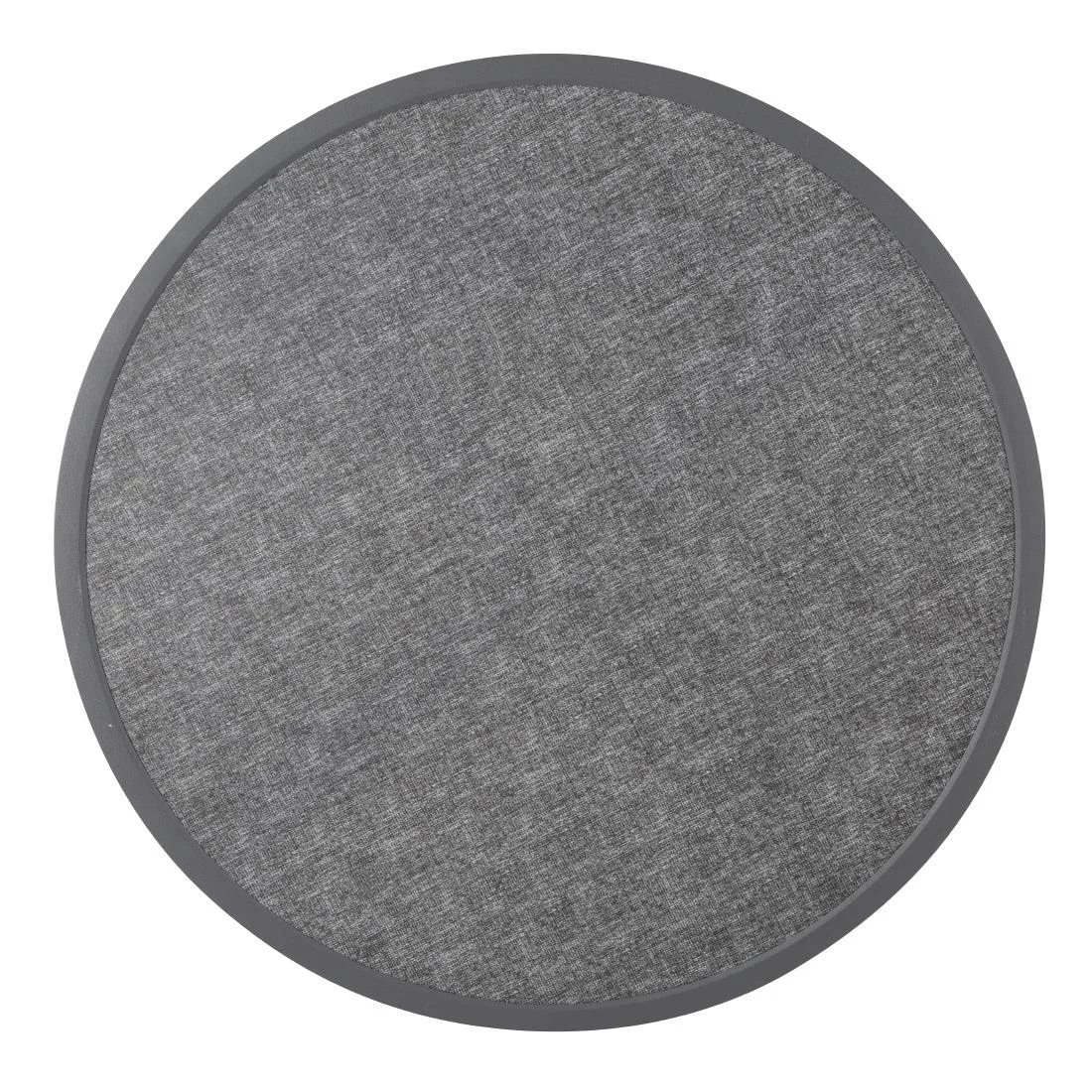 Bolero Fibre Glass Round Table Top Brushed Black 580mm