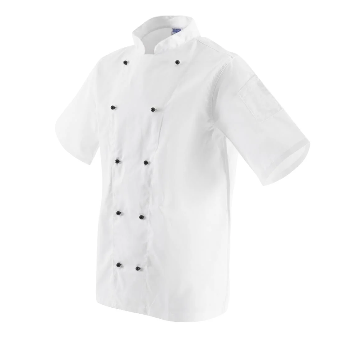 Whites Chicago Unisex Chefs Jacket Short Sleeve White - Image 3