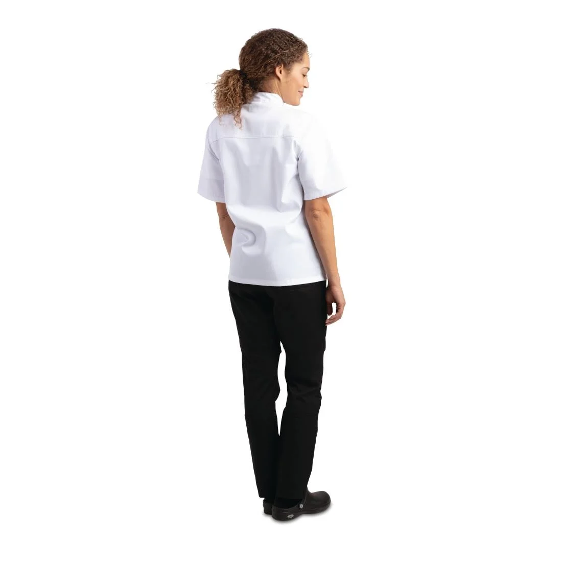 Whites Chicago Unisex Chefs Jacket Short Sleeve White - Image 9