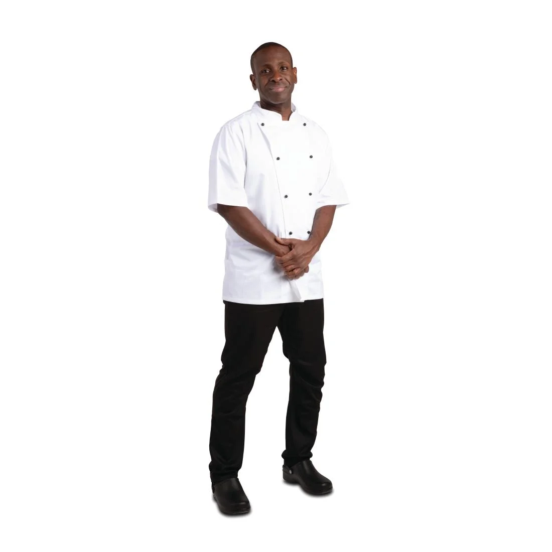 Whites Chicago Unisex Chefs Jacket Short Sleeve White - Image 14