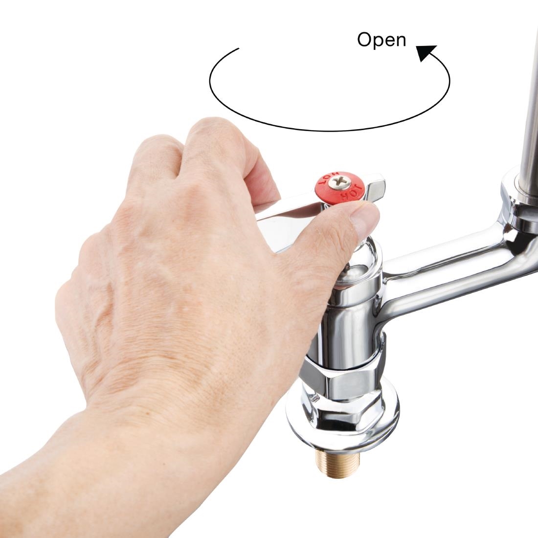 Vogue Twin Pedestal Mini Pre-Rinsers