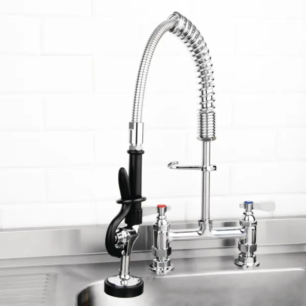 Vogue Twin Pedestal Mini Pre-Rinsers