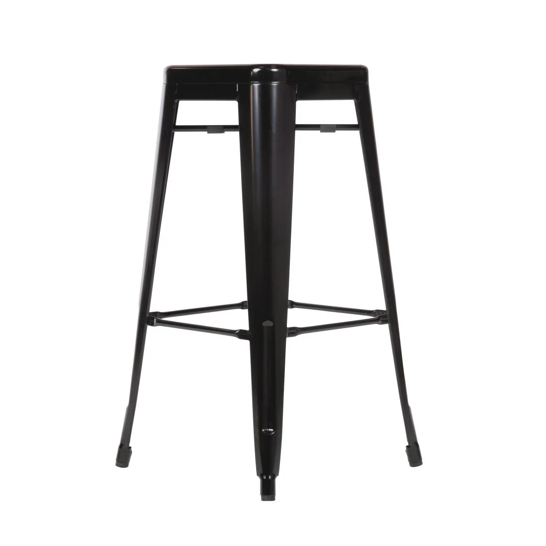 Bolero Bistro Steel High Stool Black (Pack of 4) - Image 18