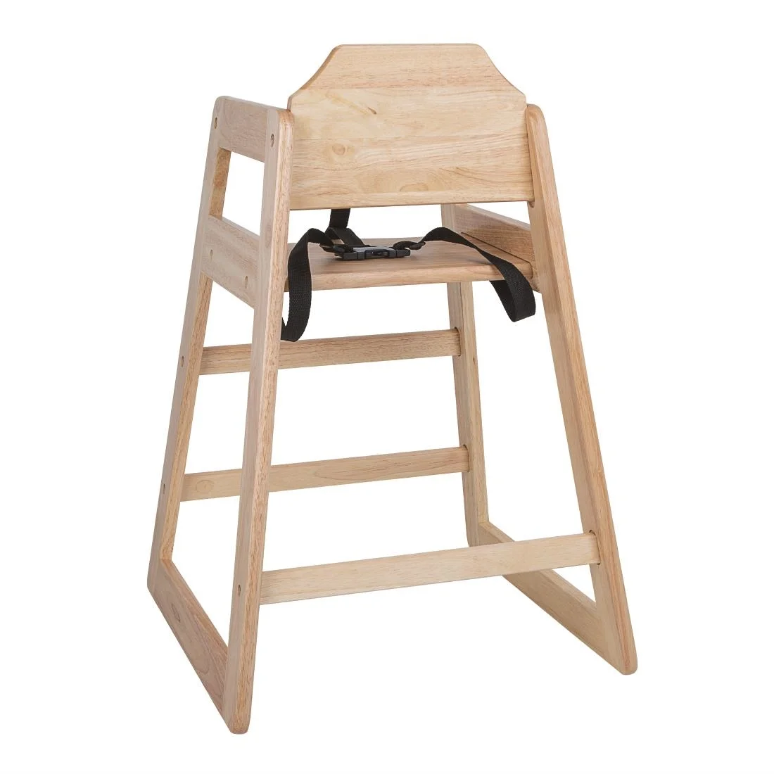 Bolero Wooden Highchair Natural Finish - Image 2