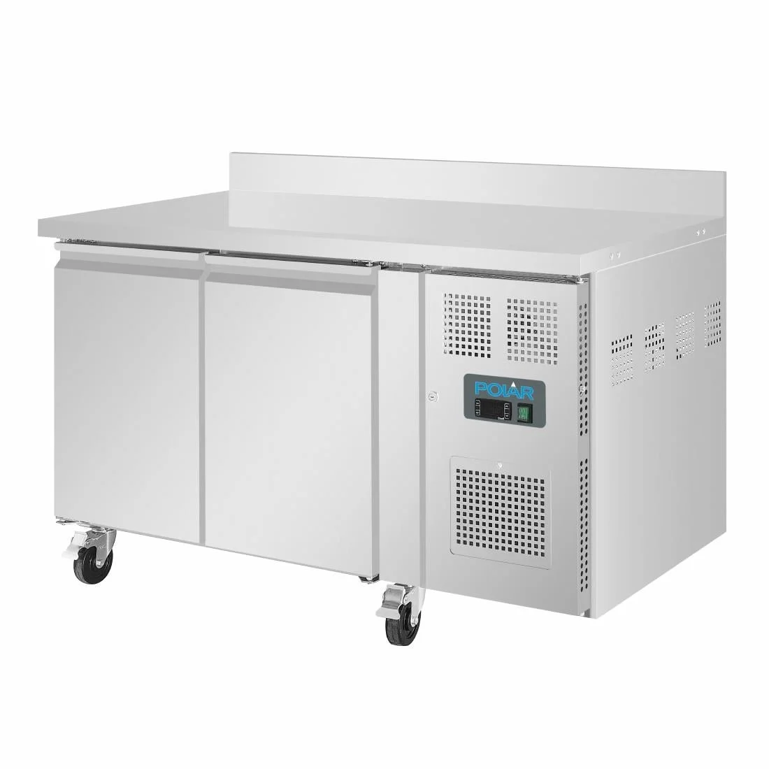 Polar U-Series Double Door Counter Fridge with Upstand 282Ltr - Image 3