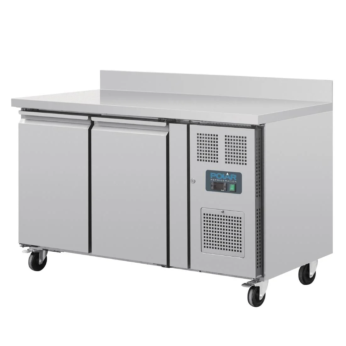 Polar U-Series Double Door Counter Fridge with Upstand 282Ltr - Image 9