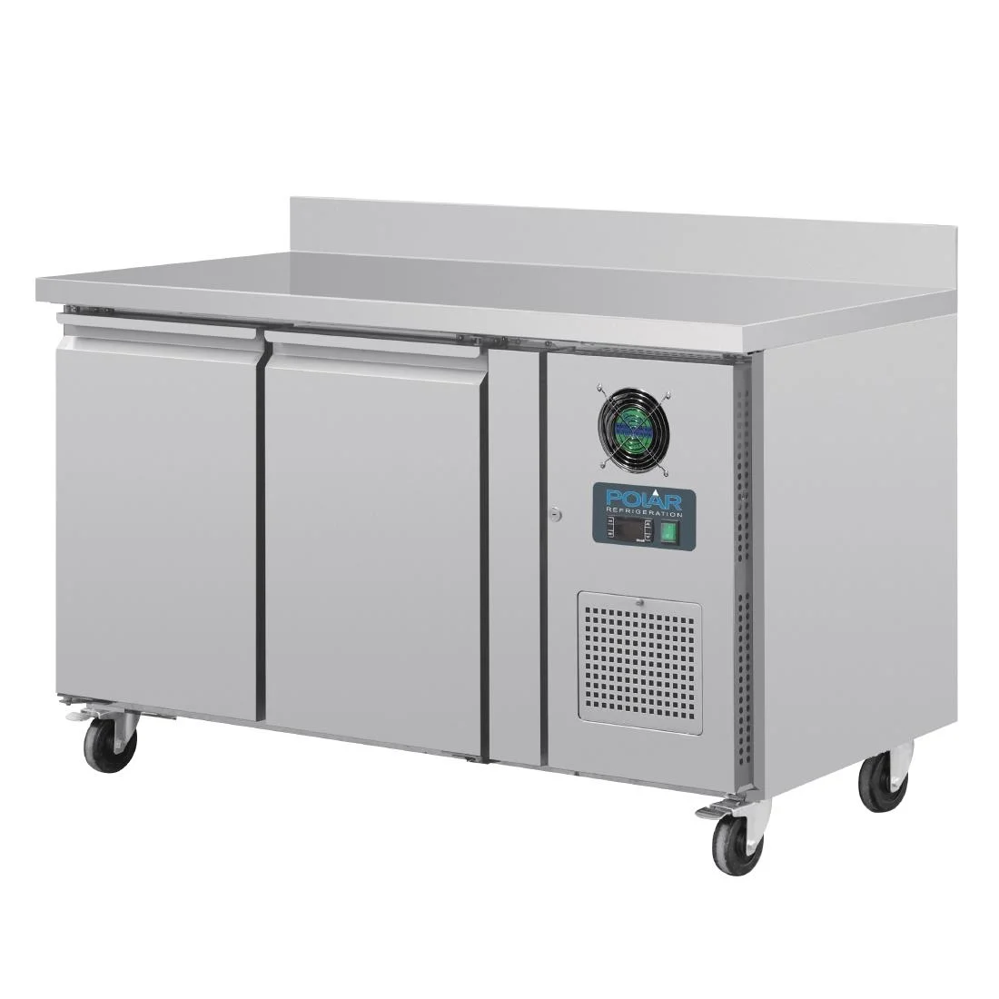 Polar Counter 2 Door Freezer with Upstand 282 Ltr - Image 7