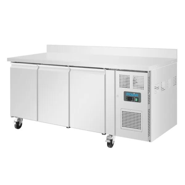 Polar Counter 3 Door Freezer with Upstand 417 Ltr