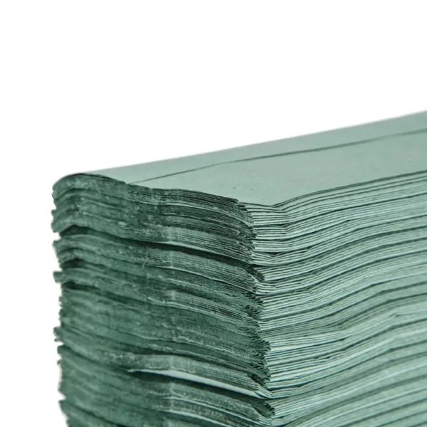 Jantex Z Fold Green Hand Towels 1Ply