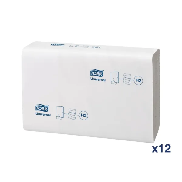 Tork Z Fold White Hand Towels 1Ply 250 Sheets (Pack of 12)