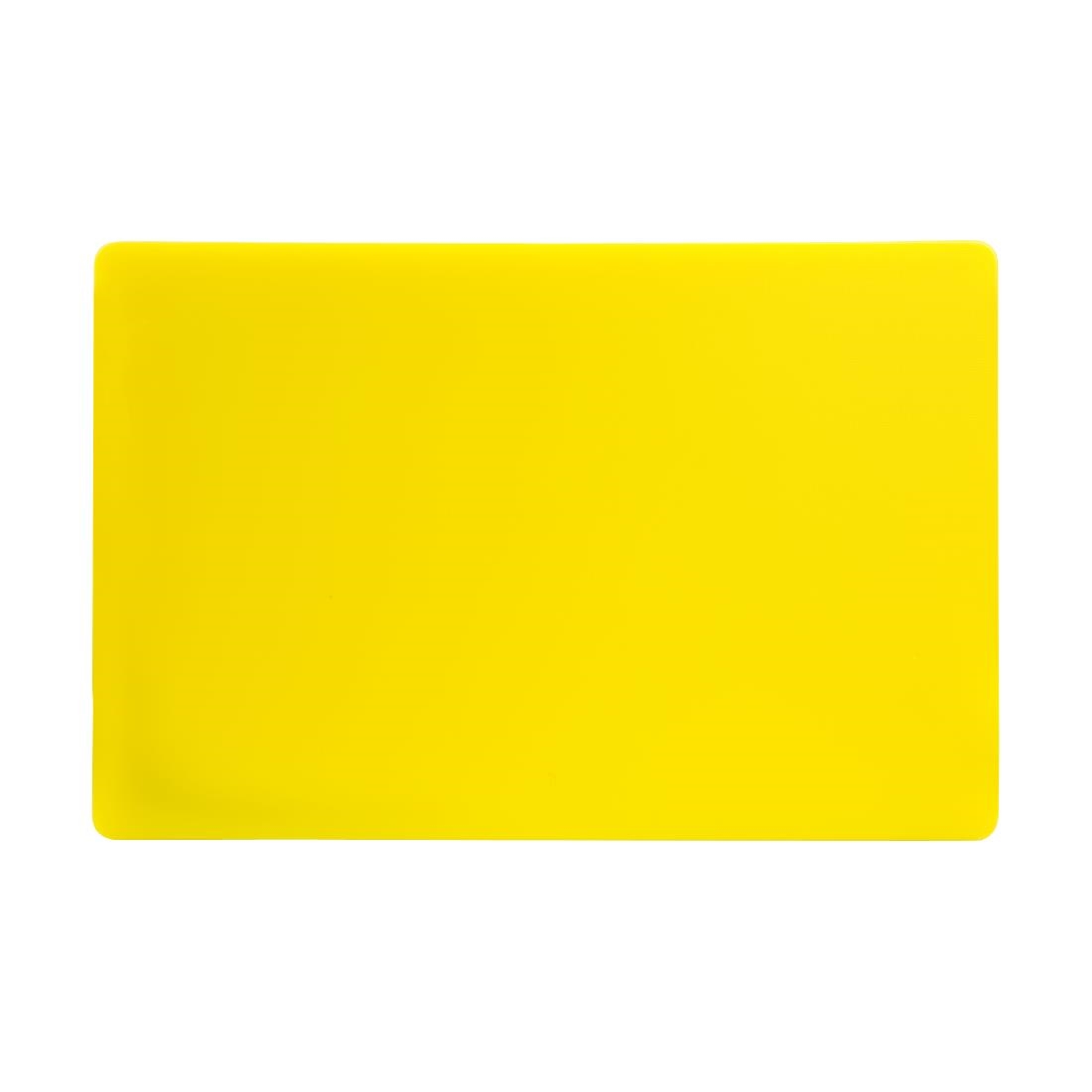 Hygiplas Thick Low Density Yellow Chopping Board