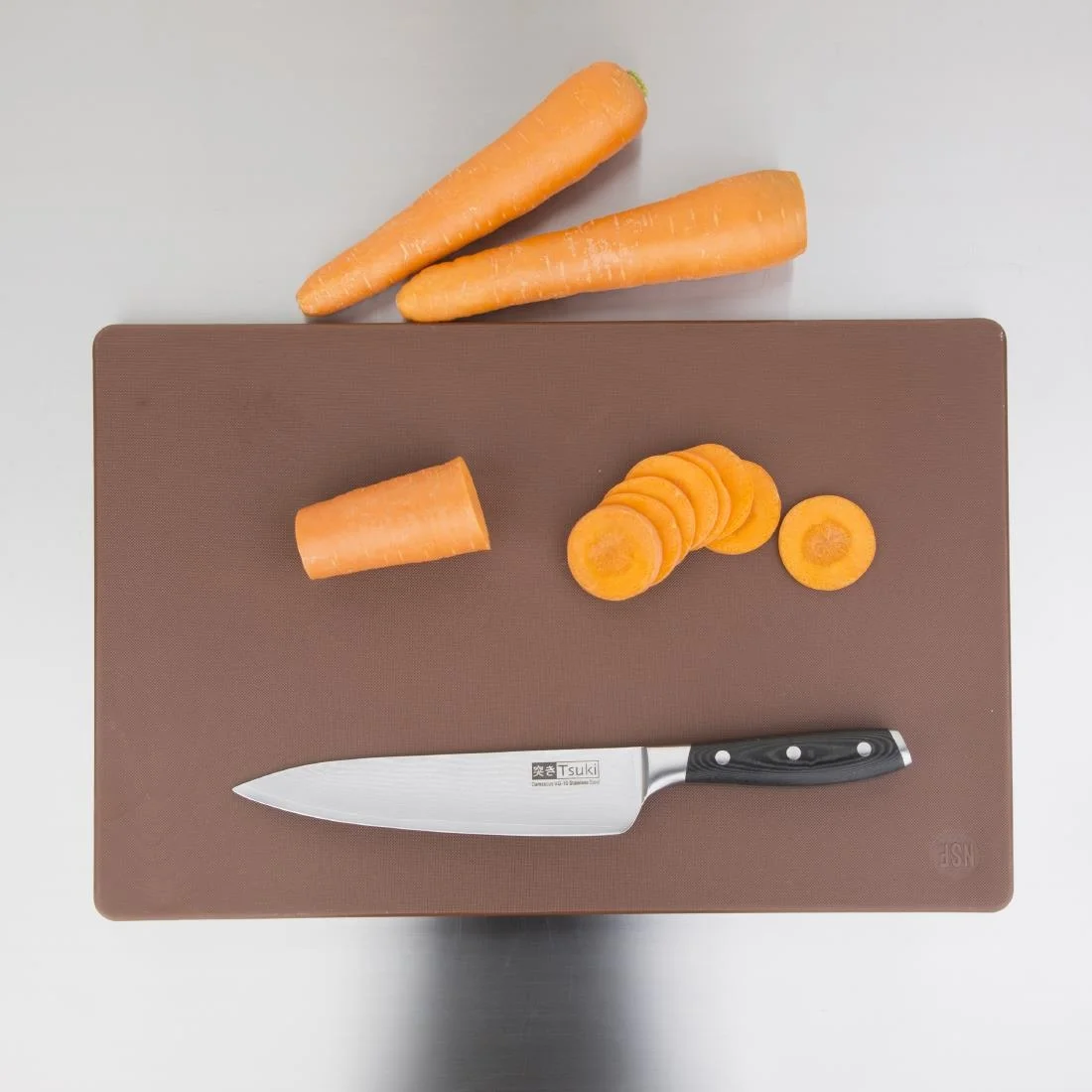 Hygiplas Thick Low Density Brown Chopping Board - Image 5