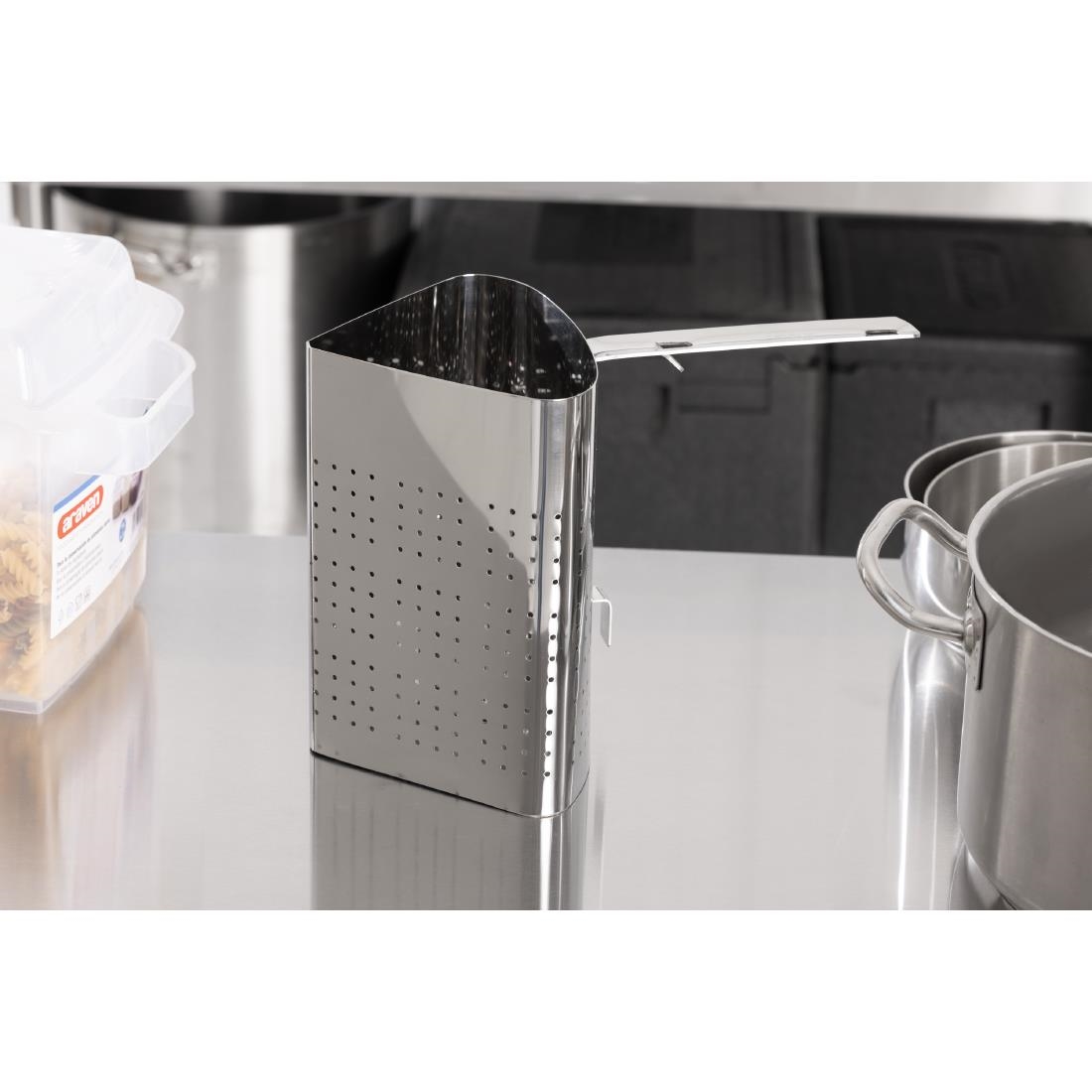 Vogue Stainless Steel Pasta Basket