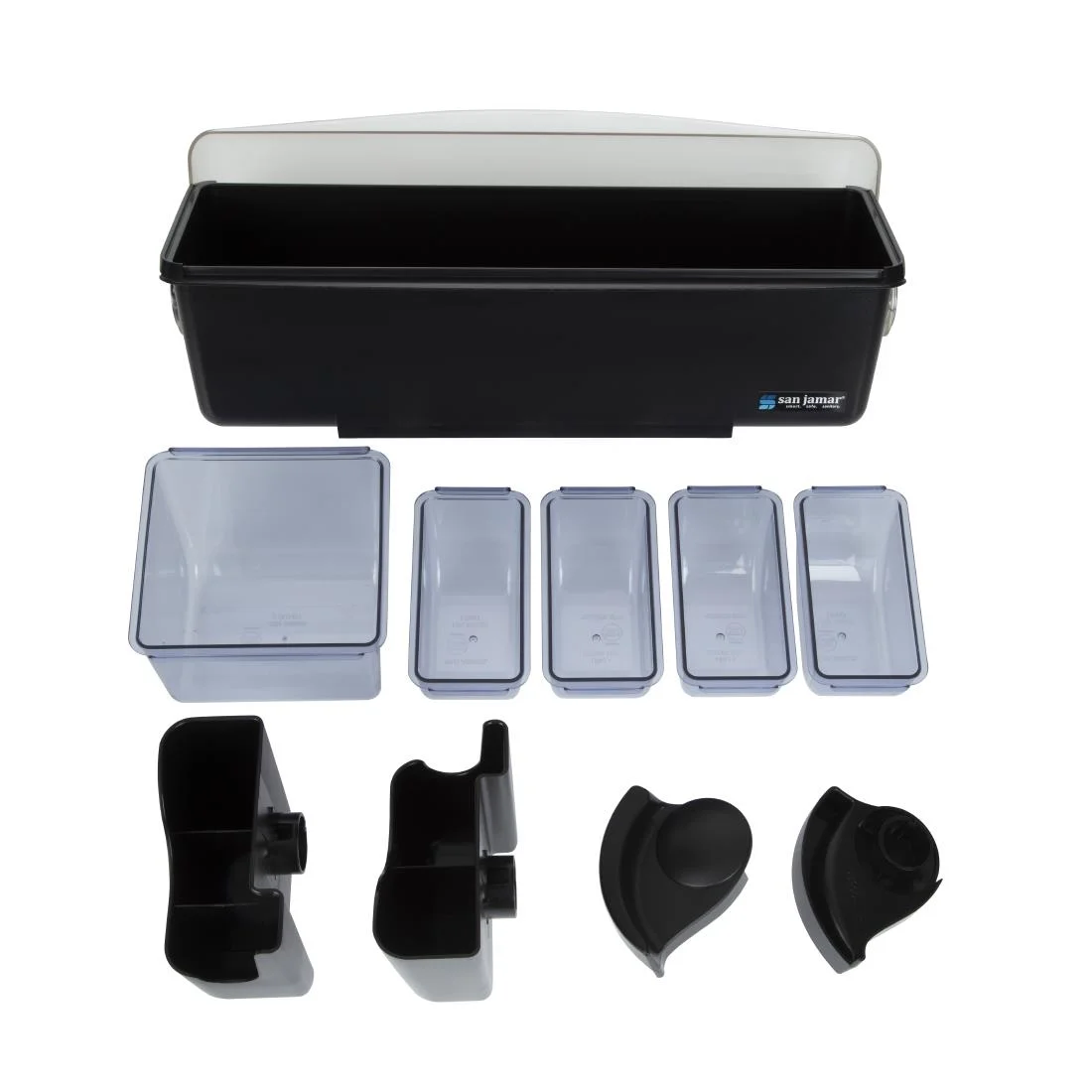 San Jamar Dome Condiment Dispenser 5 Tray - Image 6
