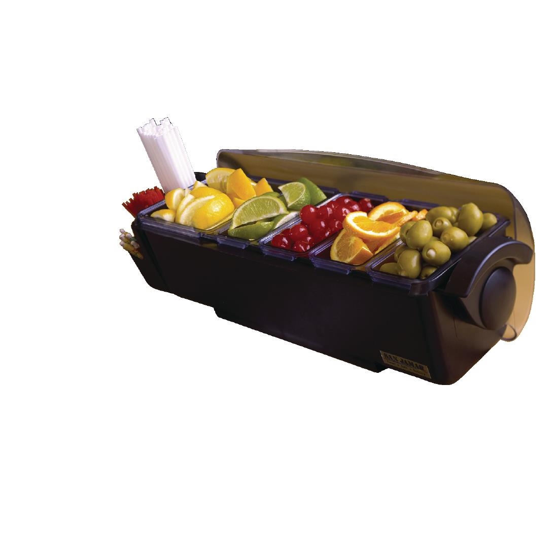 San Jamar Dome Condiment Dispenser 5 Tray