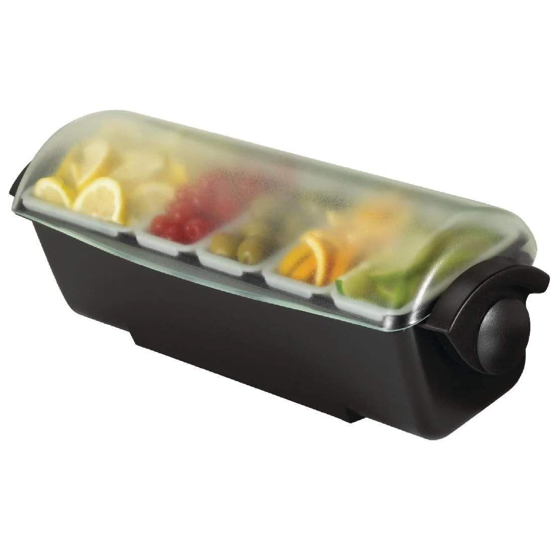 San Jamar Dome Condiment Dispenser 5 Tray - Image 2