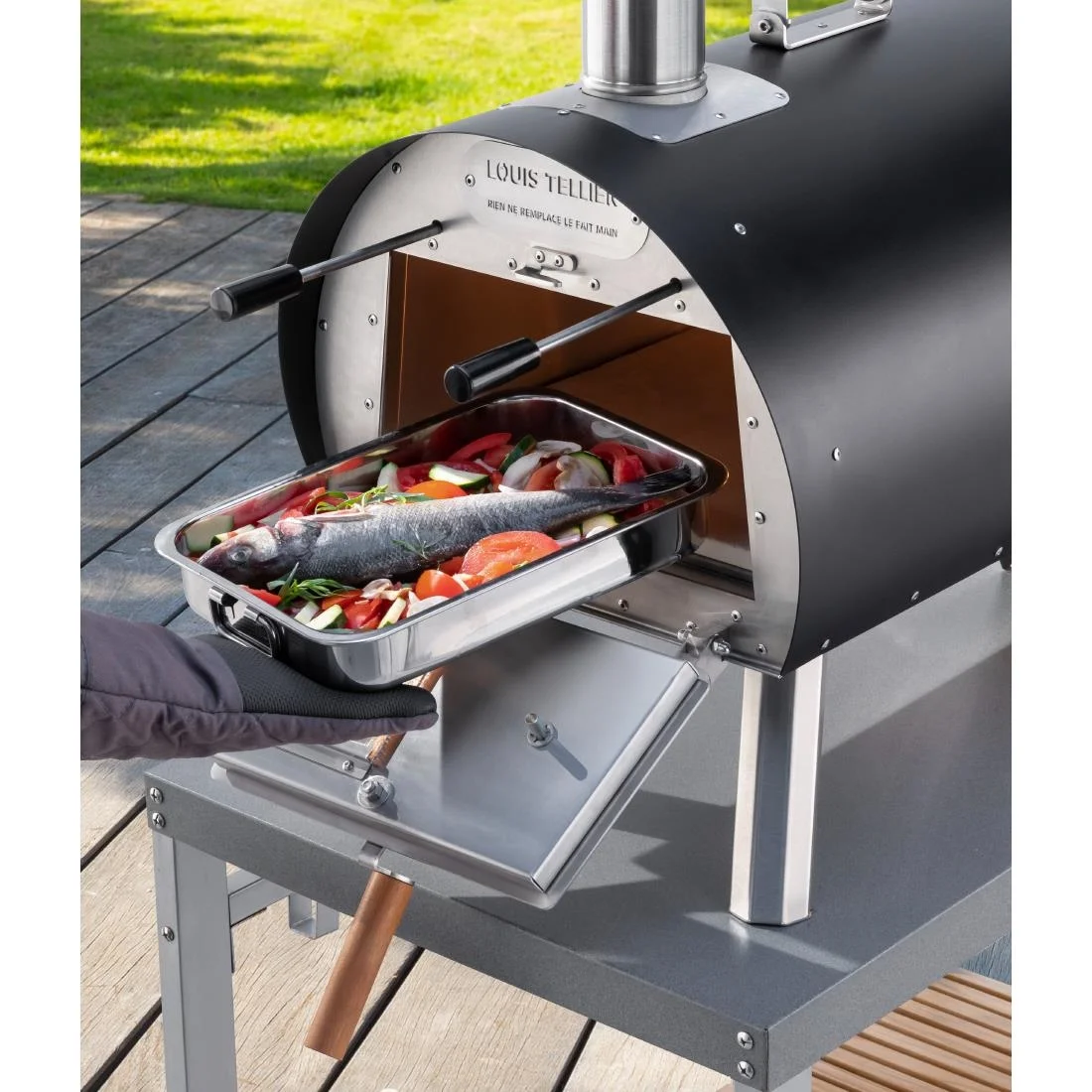 Louis Tellier Marcel Wood-Fired Outdoor Oven MARC01 - Image 2