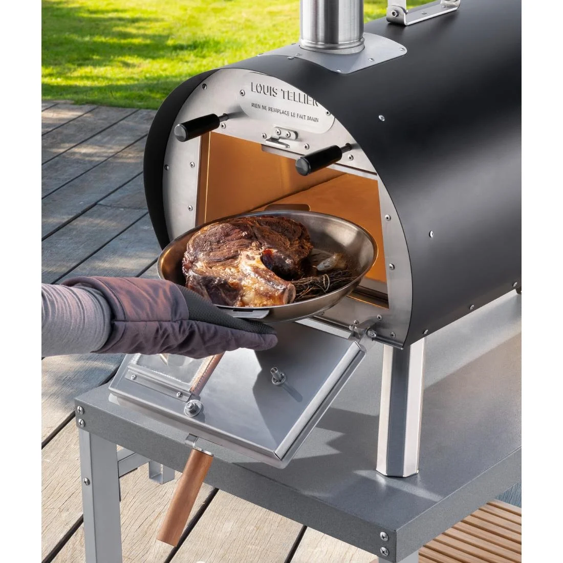 Louis Tellier Marcel Wood-Fired Outdoor Oven MARC01 - Image 3