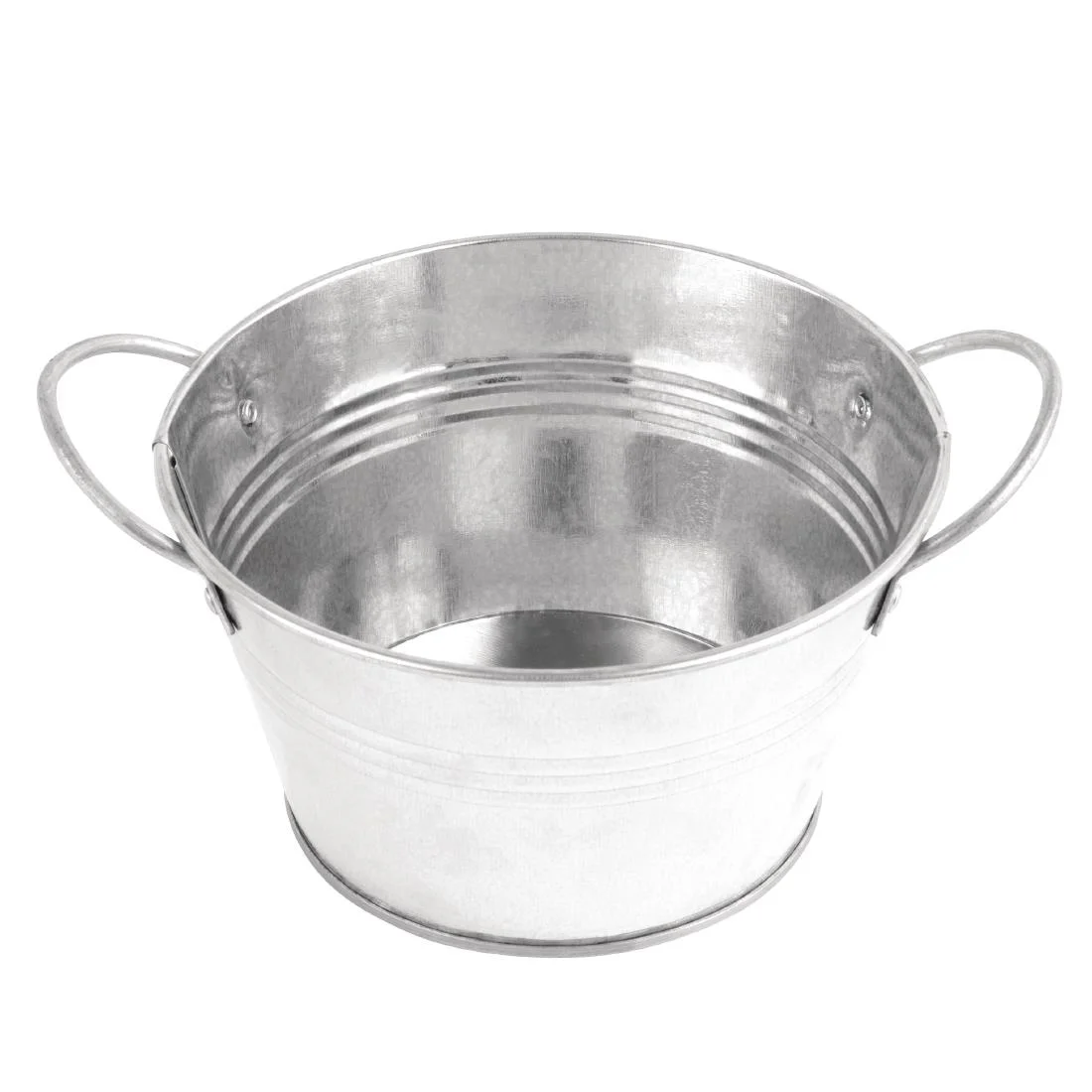 Olympia Mini Metal Food Bucket Shallow 150mm - Image 4