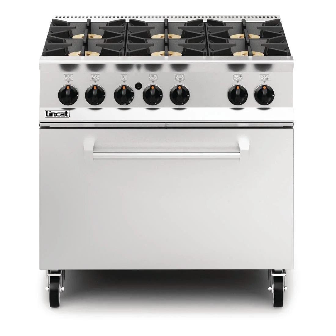 Lincat Opus 800 Natural Gas 6 Burner Range with Drop Down Door OG8002/N - Image 3