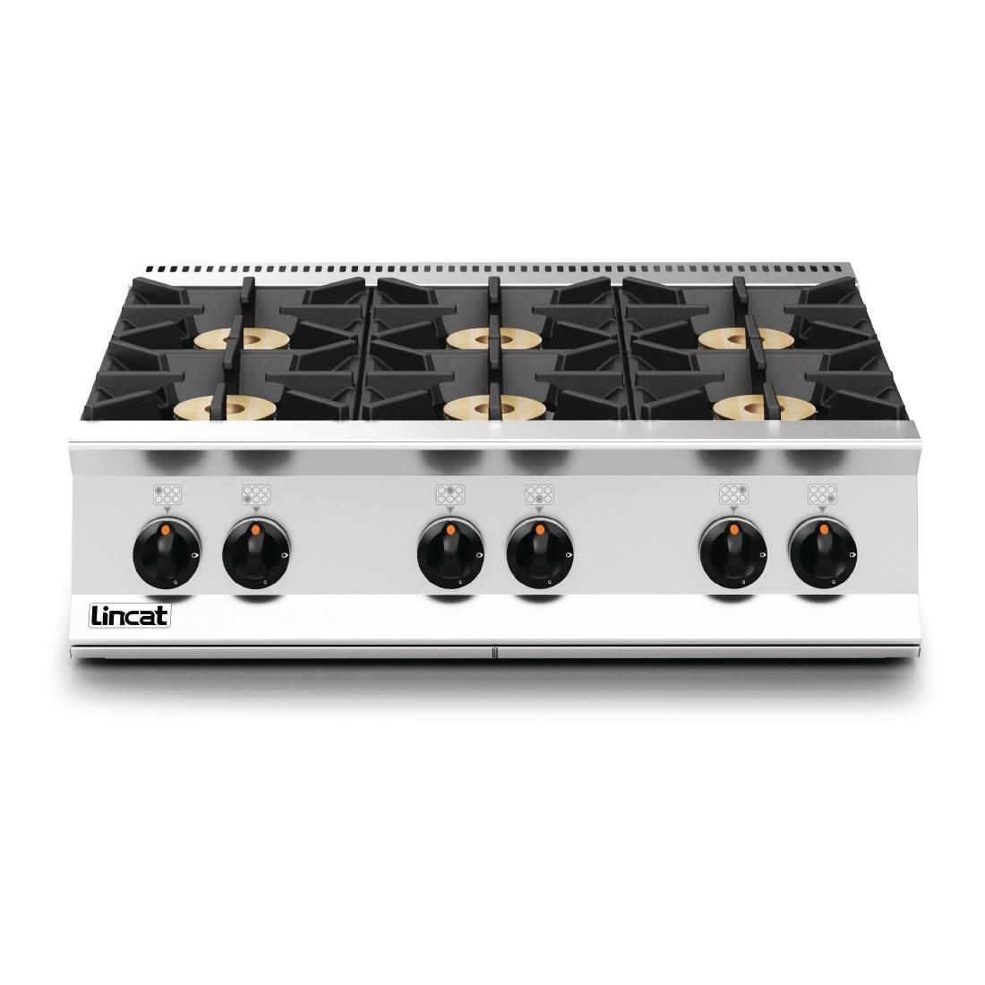 Lincat Opus 800 Natural Gas 6 Burner Boiling Top OG8004/N