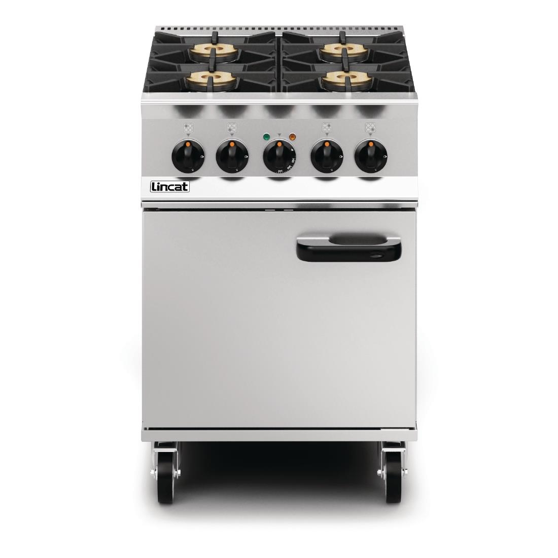 Lincat Opus 800 Natural Gas 4 Burner Dual Fuel Oven Range OD8006/N