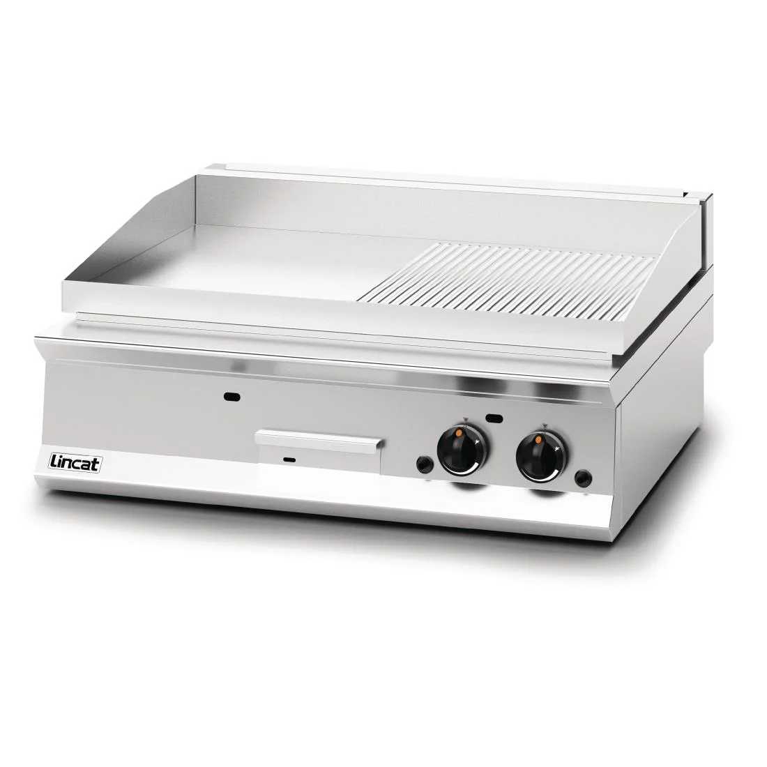 Lincat Opus 800 Half Ribbed Natural Gas Griddle OG8202/R/N - Image 2
