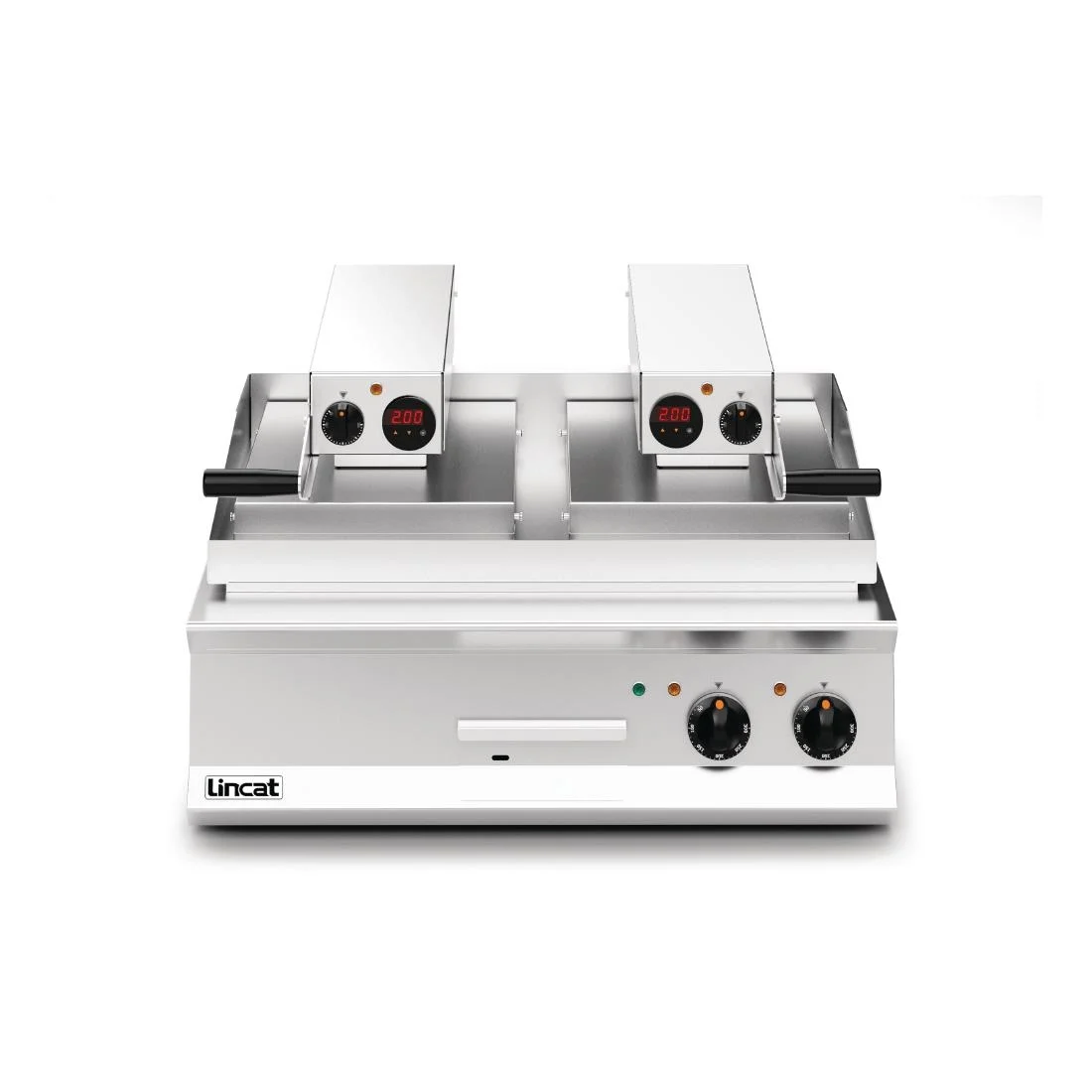 Lincat Opus 800 Half Ribbed Clam Griddle OE8210/FR