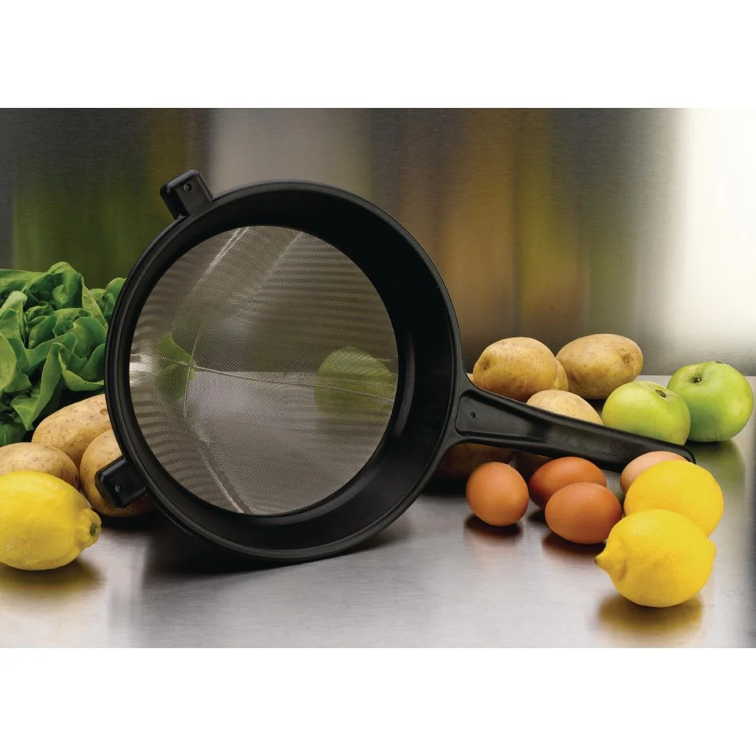 Matfer Bourgeat Exoglass Bouillon Strainer 255mm - Image 4