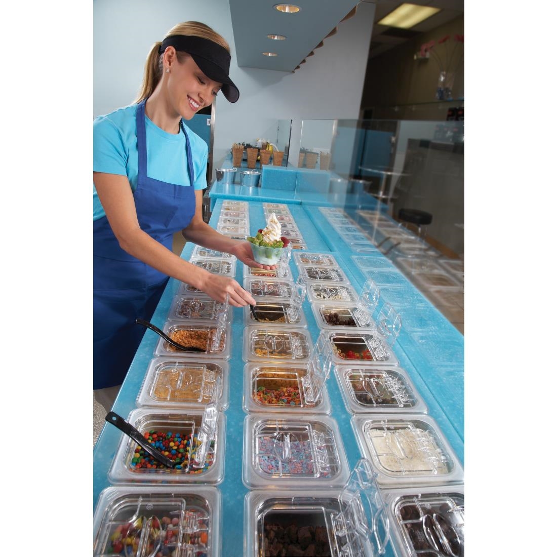 Cambro Polycarbonate 1/6 Gastronorm Pan 100mm