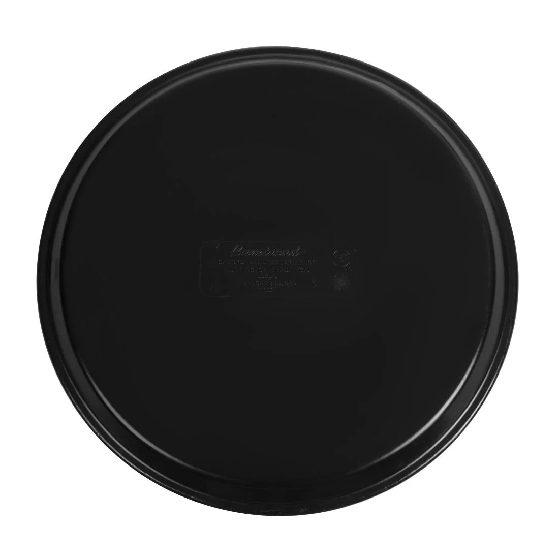 Cambro Fibreglass Round Non-Skid Tray Black 11in - Image 5