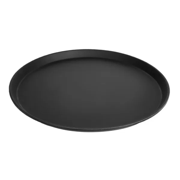 Cambro Fibreglass Round Non-Skid Tray Black 16in