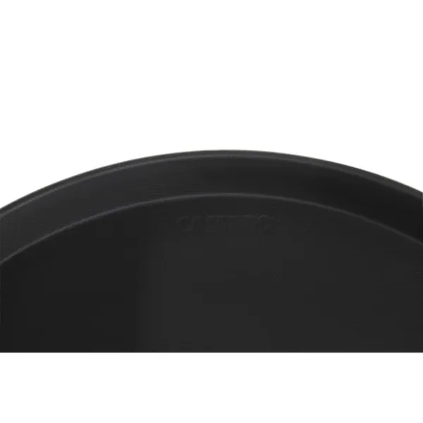 Cambro Fibreglass Round Non-Skid Tray Black 16in