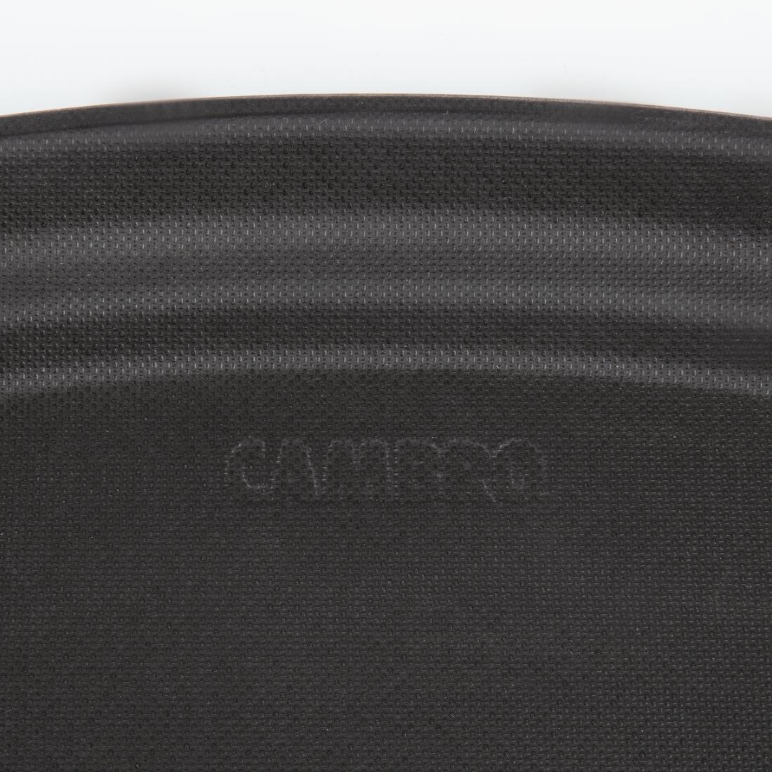 Cambro Camtread Large Black Tray Oval 68cm