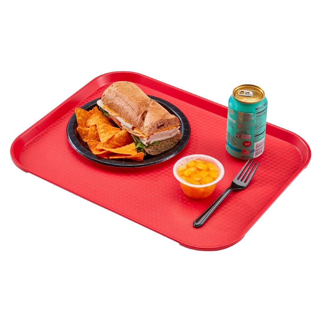 Cambro Fast Food Tray Red 410mm