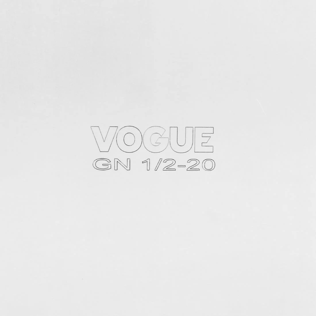 Vogue Heavy Duty Stainless Steel 1/2 Gastronorm Tray 20mm - Image 3