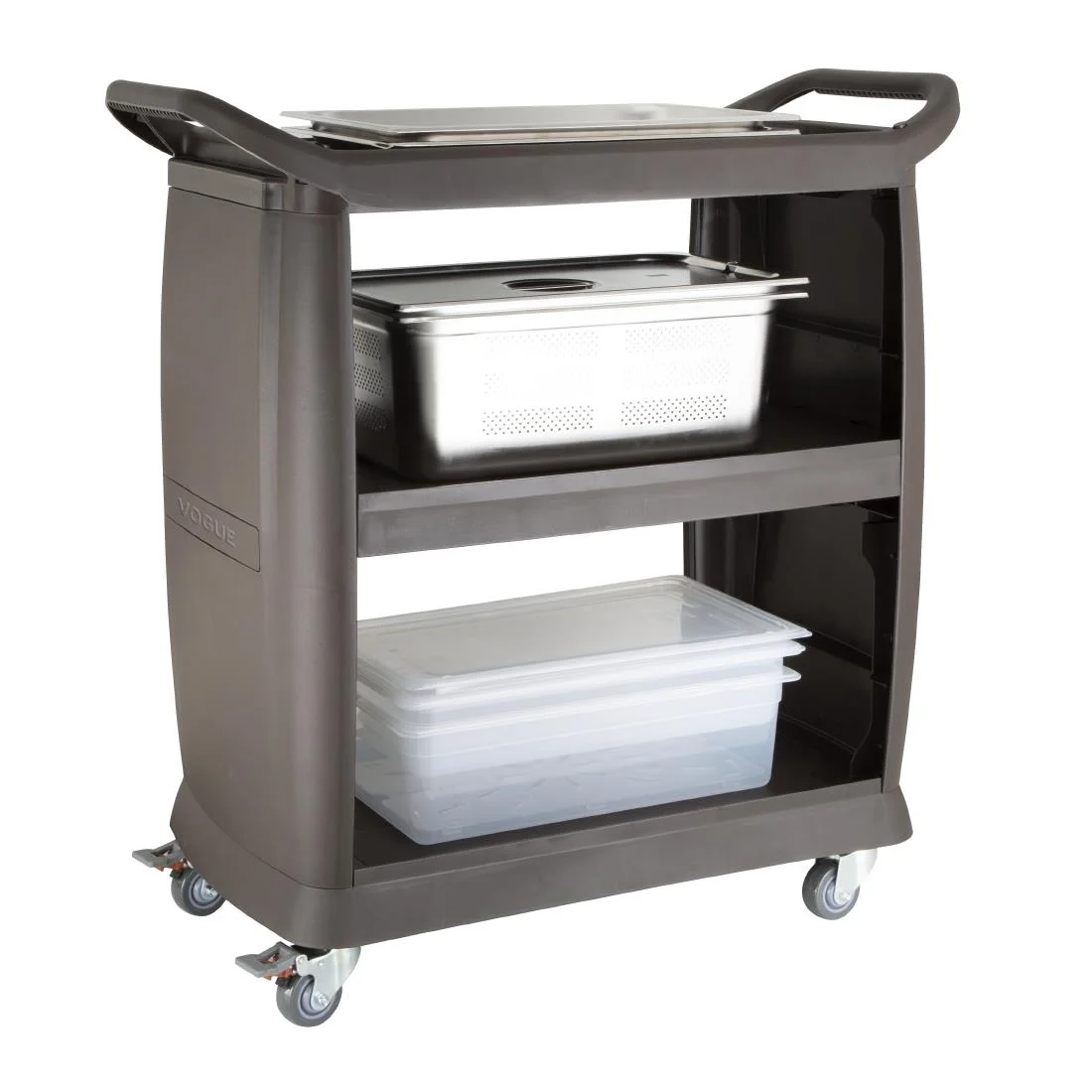 Vogue Polypropylene Mobile Trolley - Image 3