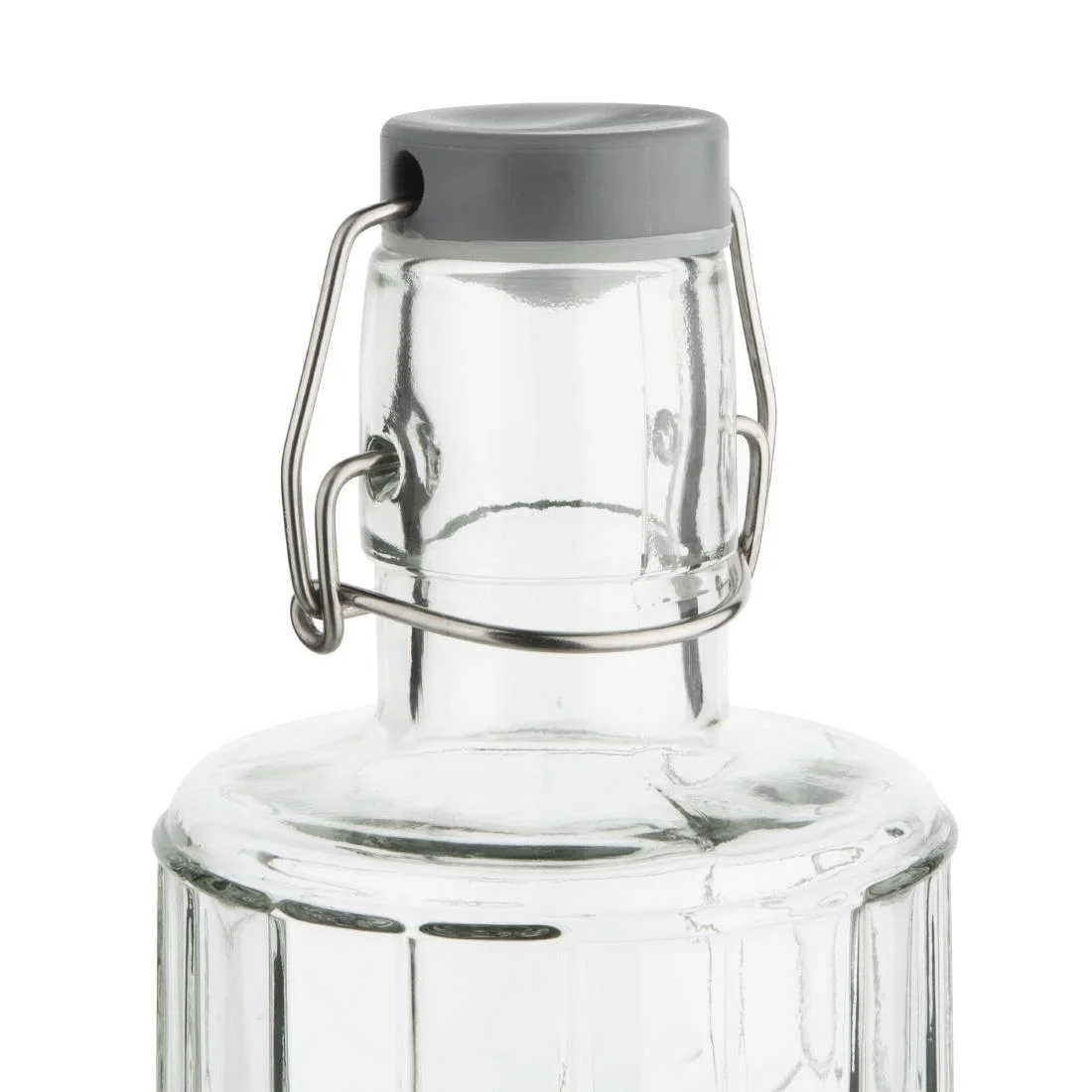 Olympia Geo Glass Water Bottle with Stopper 640ml (6 pack) - Image 3